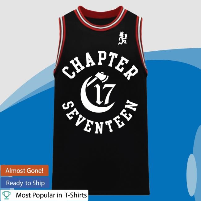 Official Chapter 17 Records Ouija Macc Chapter 17 Basketball Jersey - Varsity Juggalo Tshirt