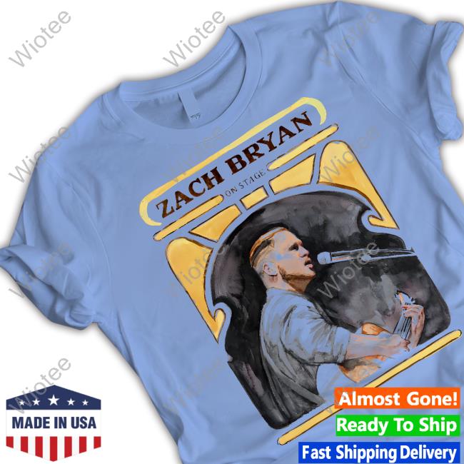 Zach Bryan Onstage Tee Shirt Zach Bryan Onstage Long Sleeved T Shirt