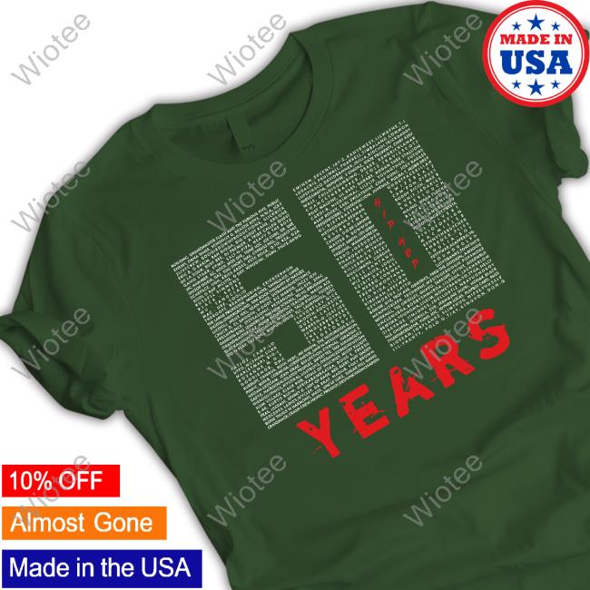 Gunit Brands Merch "50 Years" Of Hip Hop Shirts "50 Years" Of Hip Hop Limite Edition Shirt