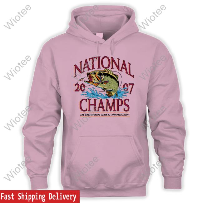 Homefield Apparel Store Virginia Tech 2007 Bass Fishing Shirt Official Virginia Tech 2007 Bass Fishing Hoodie