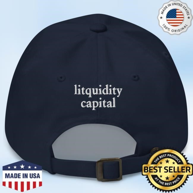 Litquidity lever tf up Cap Hat - Black | Navy Litquidity Official Merch Store Litquidity lever tf up Hat Hat - Black | Navy Litquidity Official Merch Store