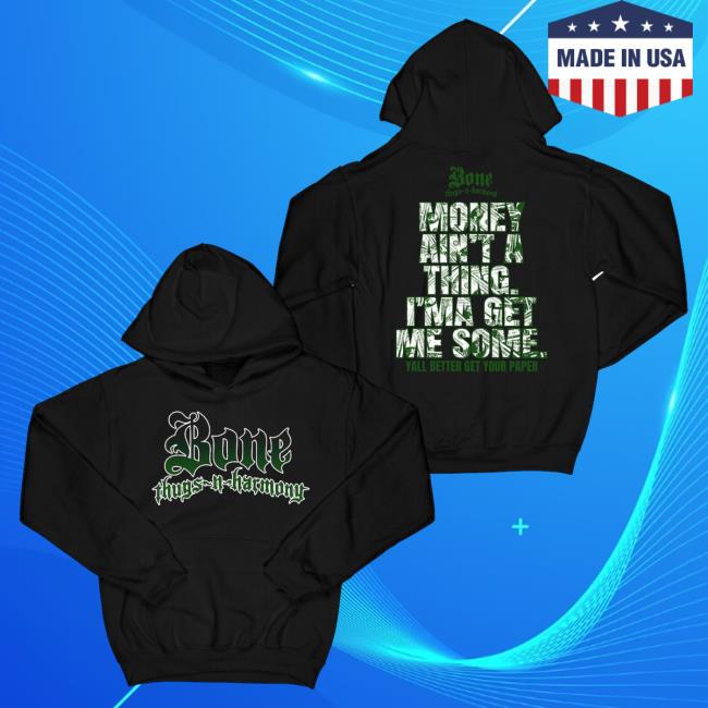 Official Merch Bar Store Bone Thugs-N-Harmony Get Your Paper "Black" New Shirt MerchBar BoneThugsnHarmony Apparel Clothing Shop