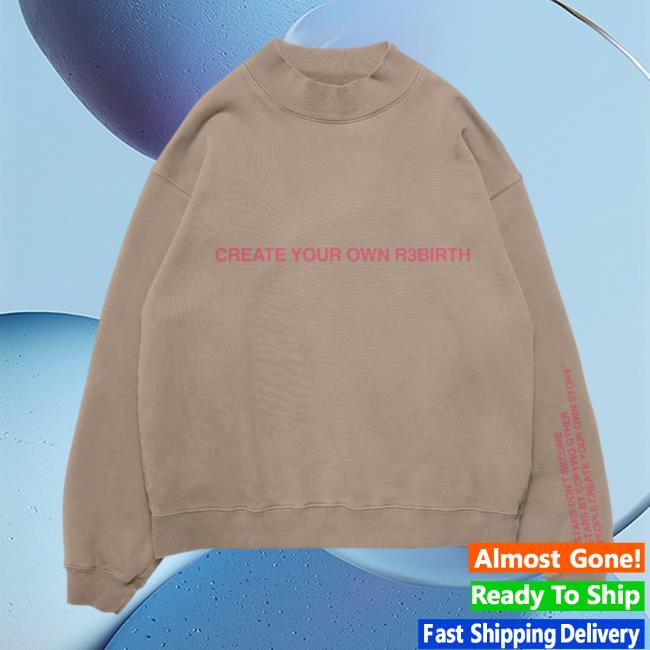 Official R3birt Be Your Own Star Tan Longsleeve T Shirt