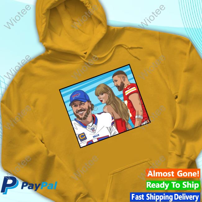 Official Taylor Swift Buffalo Bills And Kansas City Chiefs Travis Kelce Shirts Meme Official Distracted Girlfriend Taylor Swift Buffalo Bills And Kansas City Chiefs Travis Kelce Shirt