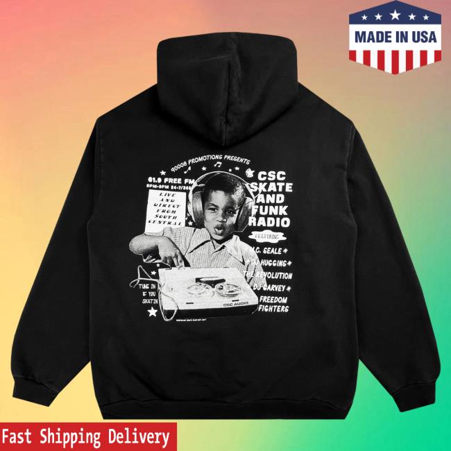 Official Crenshaw Skate Club Radio Crew neck Sweatshirt CrenshawSkateClub