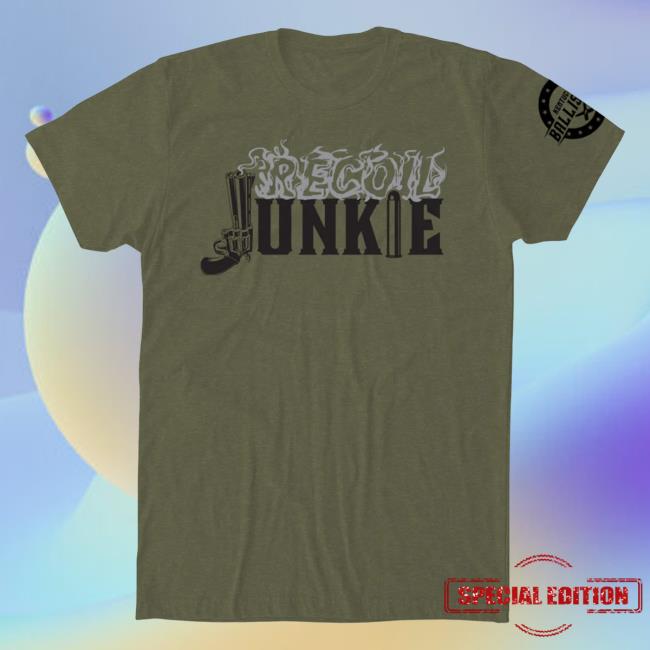 Official Kentucky Ballistics Merch Recoil Junkie T-Shirt Kentucky Ballistics Clothing Shop
