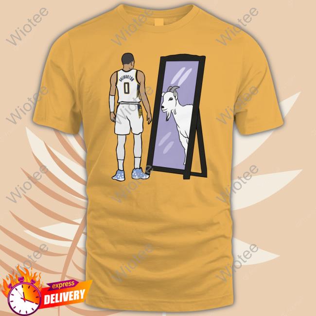 Official Indiana Pacers Tyrese Haliburton Mirror Goat T-Shirt