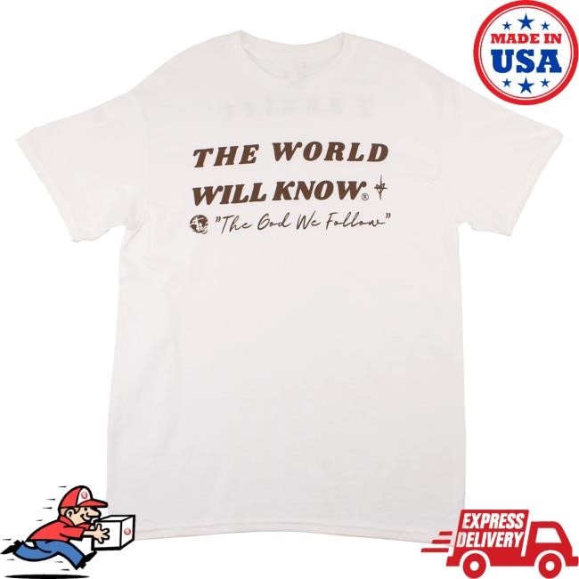 Official Zauntee Merch The World Will Know Tee (White)