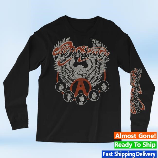 Official Aerosmith Merch Wings Long-Sleeve Official Aerosmith Shop Wings Long-Sleeve