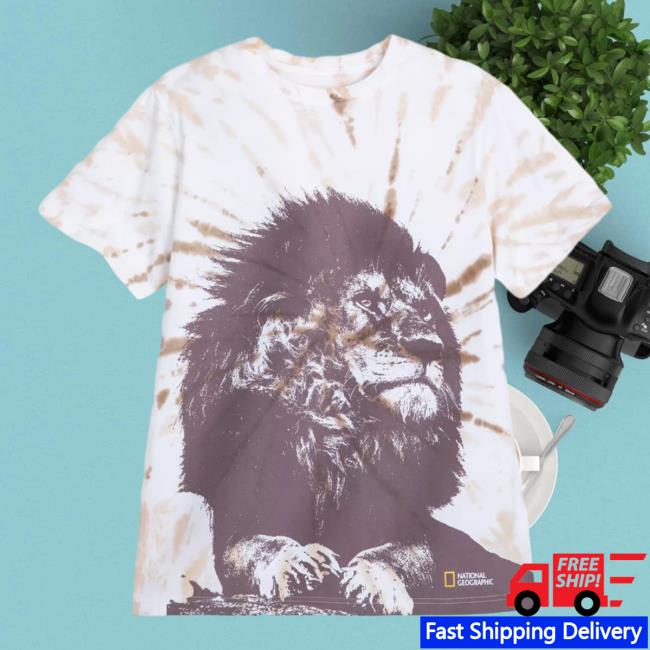 Official Clothing Store Merch Shop Disney National Geographic Lion Tie Dye New Shirt ShopDisney