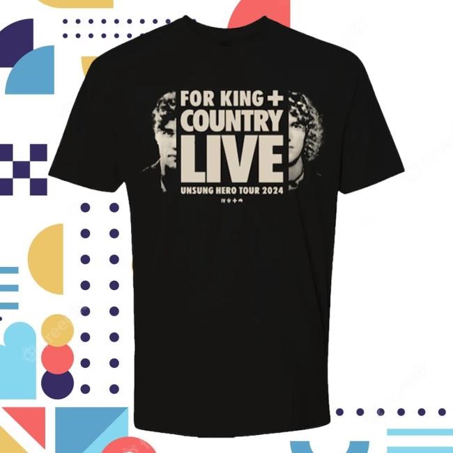 For King + Country Live Tee - For King And Country Merch