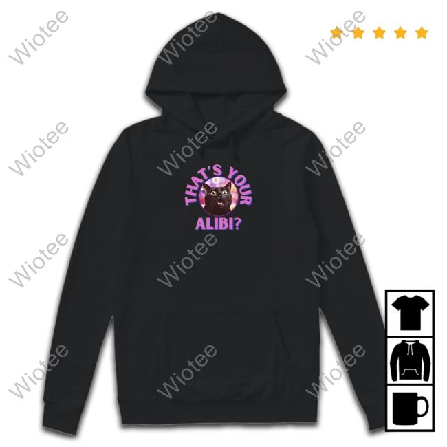 Pretty Lies And Alibis That's Your Alibi Cat Long Sleeve Tee