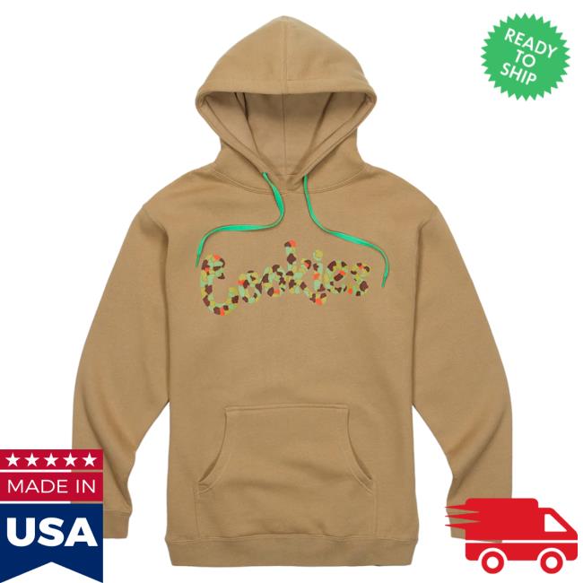 Official Cookies Merch Store Original Logo Duck Camo Sweatshirt Tan