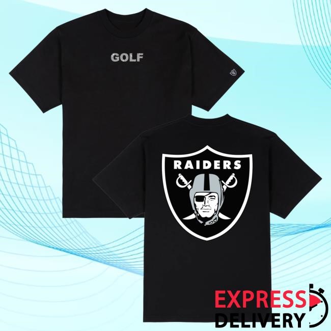 Official Golf Wang Merch Raiders Logo Hot Shirt by Golf Wang x NFL Official Golf Wang Merch Raiders Logo Shirt by Golf Wang x NFL