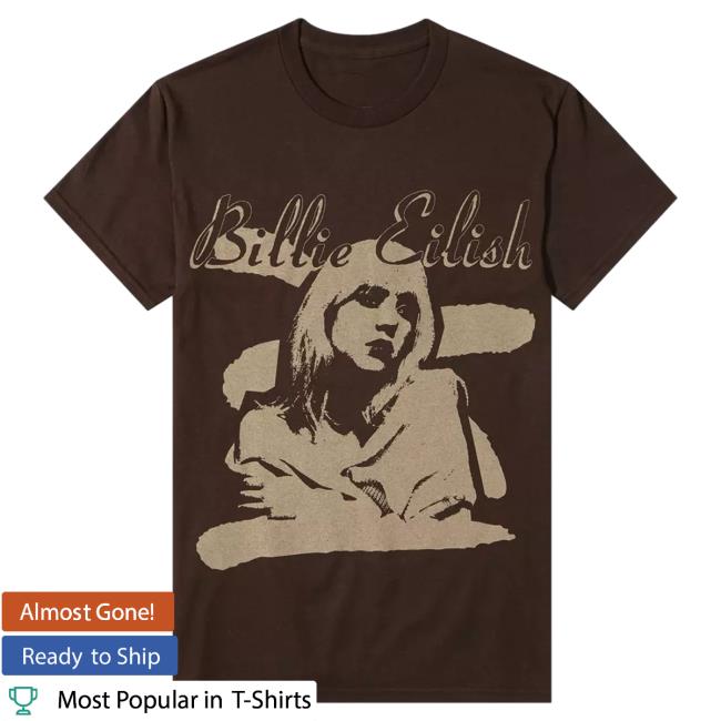 Official Billie Eilish Tours Merch Store Billie Eilish Happier Than Ever Boyfriend Fit Girls Popover Shirt BillieEilish Apparel Clothing Shop Billieeilishtrs