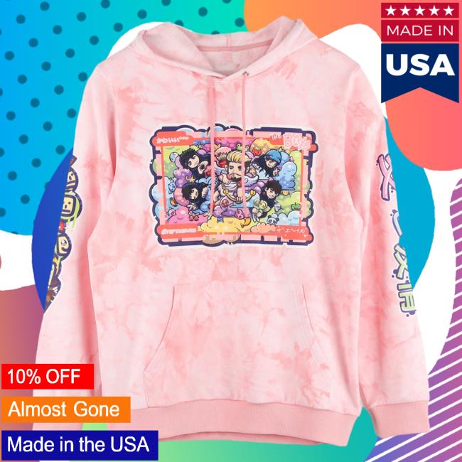 Official The Boys Merch TheBoys Bromance Tie DyeHoody Yeptheboys Tie-Dye Apparel Clothing Store Shop