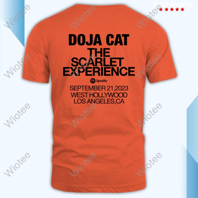 Official Doja Cat Merch Scarlet Launch Pop Up Tee Official Doja Cat Merch Scarlet Launch Pop Up Tee