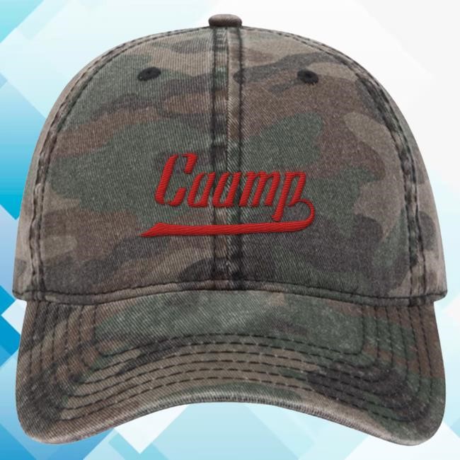 Official Caamp Merch Baseball Logo Camo Cap