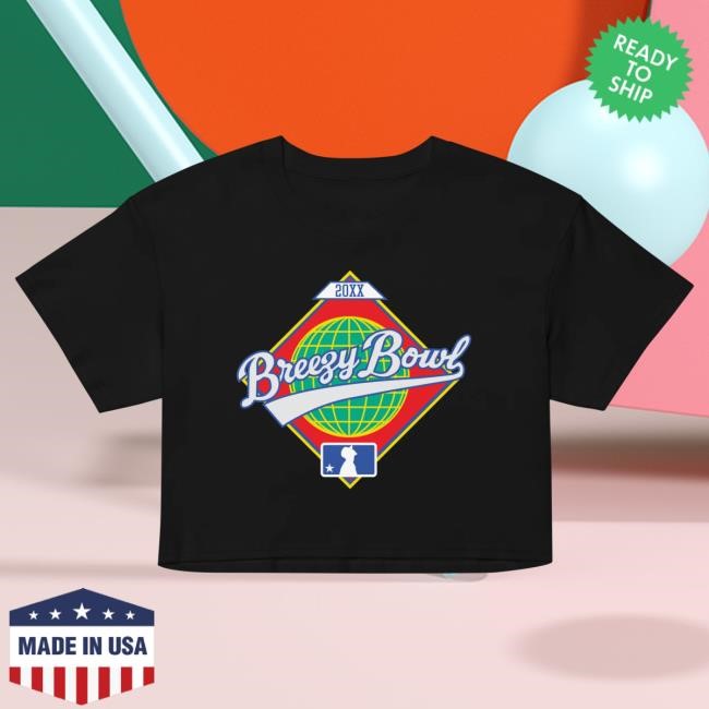 Official Chris Brown BREEZY BOWL STADIUM Women’s crop top Tshirt ChrisBrown