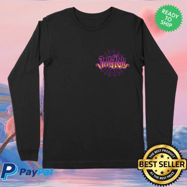 Official Jelly Roll Merch Limited Edition Spiderweb Long Sleeve Shirt Jellyroll615