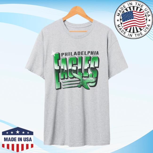 Official Junk Food Apparel Clothing Store Shop Junkfoodclothing Philadelphia Eagles Chrome Flea Market Top Shirt