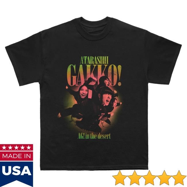 Official Atarashii Gakko Merch Official Ag Desert Tshirt