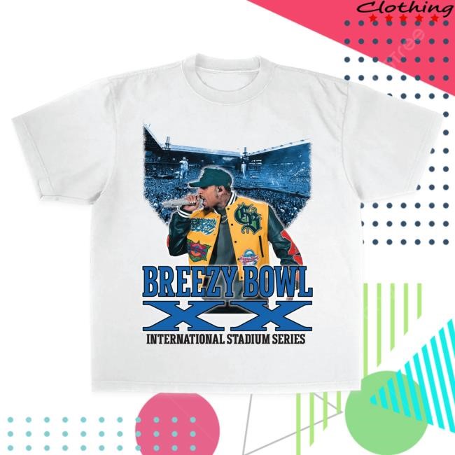 Official Chris Brown Merch LIVE FROM BREEZY BOWL S/S Shirts ChrisBrown
