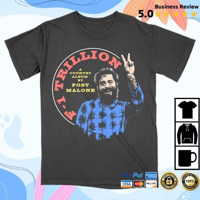 Official Post Malone Merch Store Post Malone F-1 Trillion Peace Tees