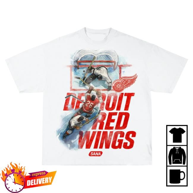 Official Sana Detroit Sana X Red Wings New Shirt Official Sana Detroit Sana X Red Wings New Shirt