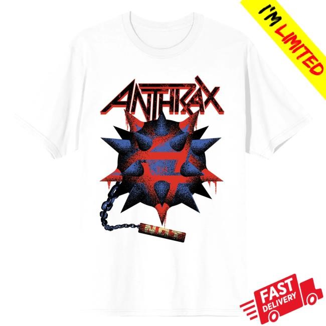 Anthrax Pentathrax New Tee Mace Anthrax Merch Anthrax Pentathrax Shirt Mace Anthrax Merch