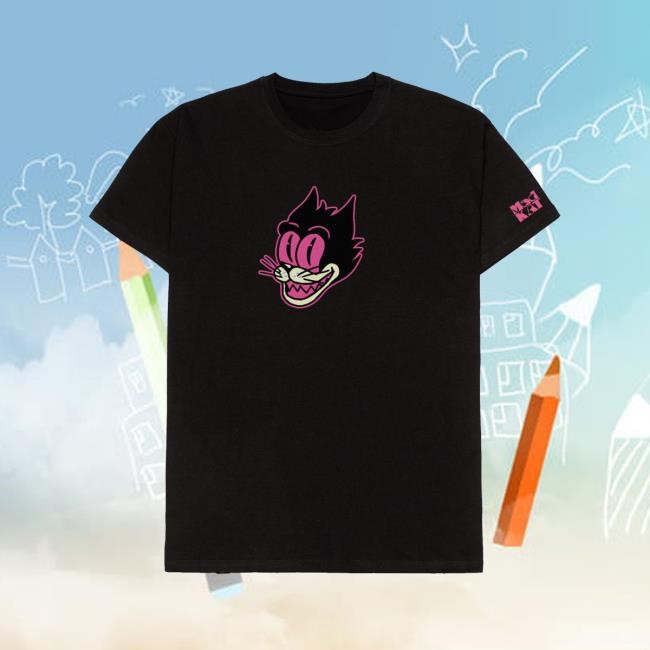 Spring Makes Me Go Mad Mr. Kat Short Sleeve Tee Madkat Store Merch Spring Makes Me Go Mad Mr. Kat New T-Shirt Madkat Store Merch
