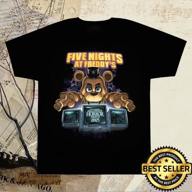 Official Halloween Horror Nights 2025 Five Nights at Freddy's Adult Tees
