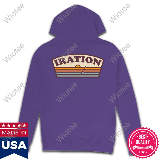 Vintage Sunset Tee Shirt Iration Music Iration Merch Store Vintage Sunset Hoodie Iration Music
