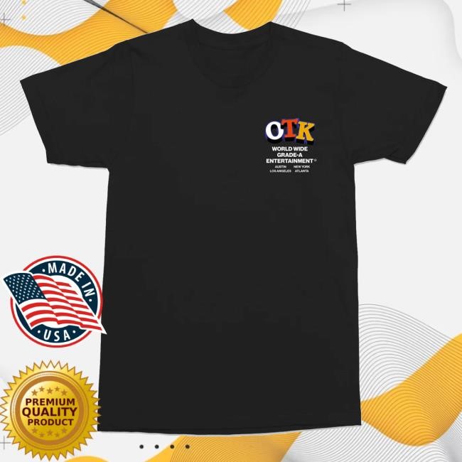 Otk Official Merch Store Worldwide T-Shirts Black Otk Clothing Shop Otk Collection