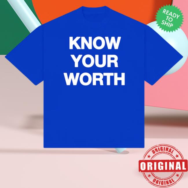 Official Selah Clothing Know Your Worth Heavy Long Sleeve T Shirt