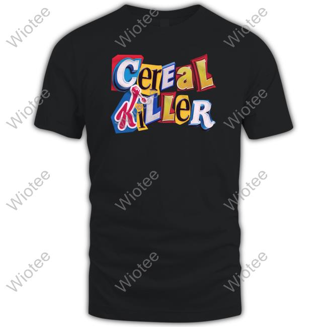 Cereal Killer T Shirts Cereal Killer Ransom Note Tee Shirt