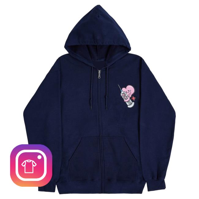 Official Nurse Johnn Merch Store Nursejohnn Hypoxia Zip-Up Sweatshirt Nursejohnn Apparel Clothing Shop