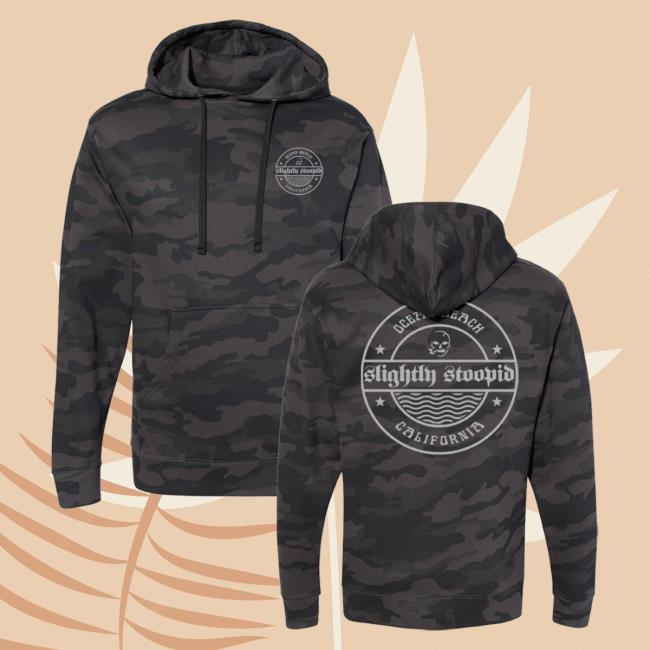 Official Slightly Stoopid Merch Store Shop Slightly Stoopid Stoopid Wax Attractive Hoodie (Black Camo) SlightlyStoopid