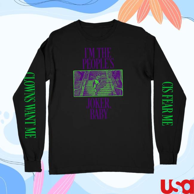 Official Super Yaki Store Shop Merch I'm The People's Joker, Baby Vintage Long Sleeve T Shirt