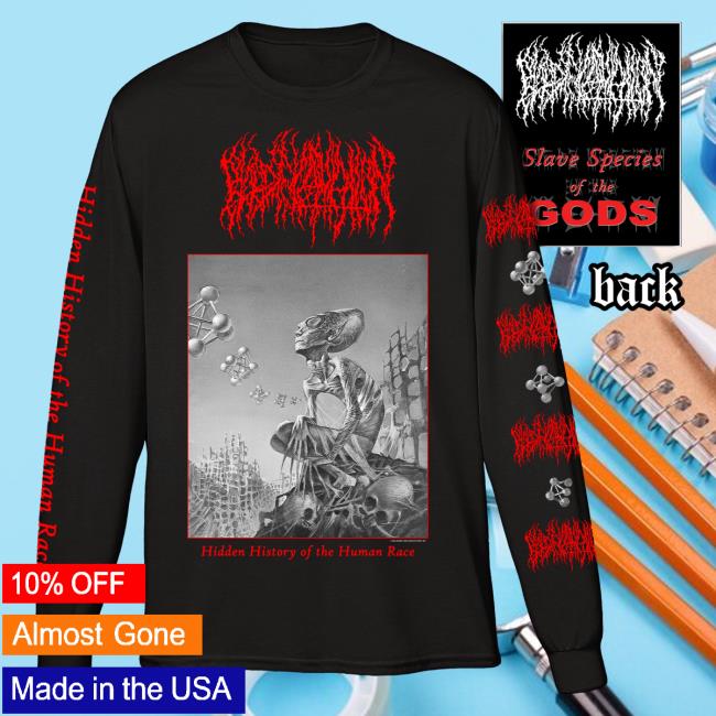 Official Holy Mountain Printing Merch Blood Incantation Hidden History Of The Human Race Hoody