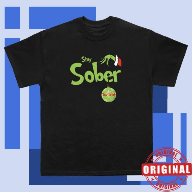 Official D'aydrian Harding Merch Stay Sober Christmas Tshirt