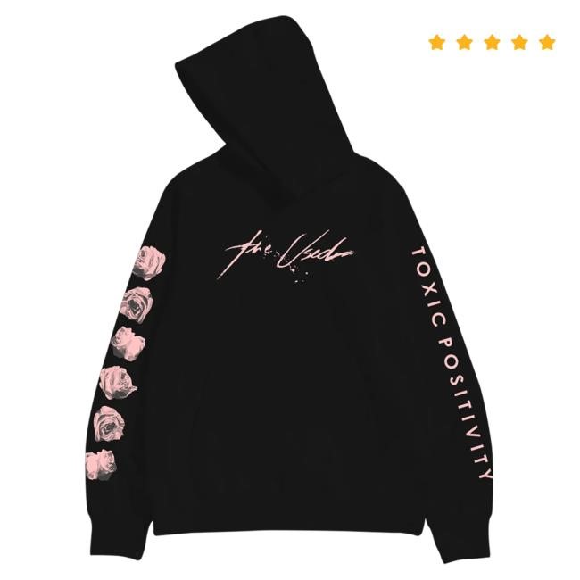 The Used Shop Merch Toxic Positivity Black Crewneck Sweatshirt