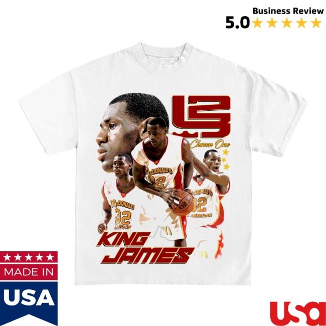 Official Lebron James 2003 All-American Game Mvp T-Shirts
