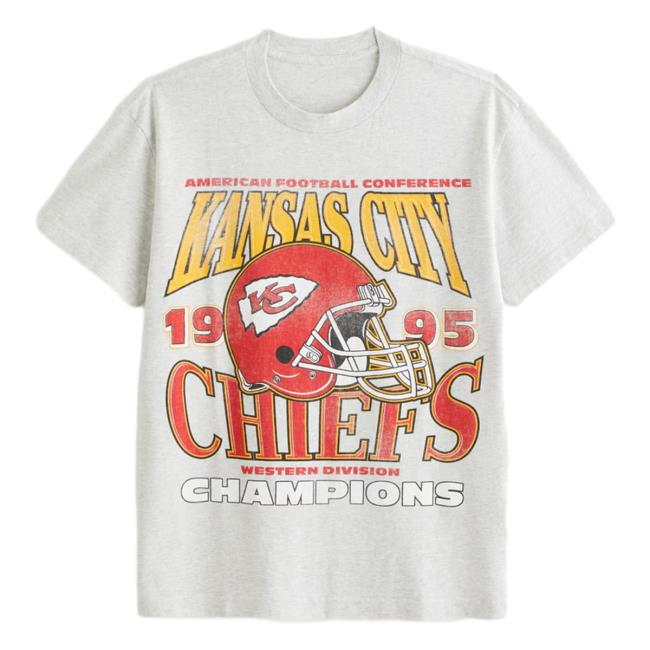 Official American Football Conference Kansas City Chiefs Western Division Champions Shirt