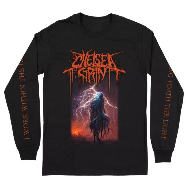 Official Merchbar Chelsea Grin Work Within The Dark Long Sleeve T-Shirt Merch Bar