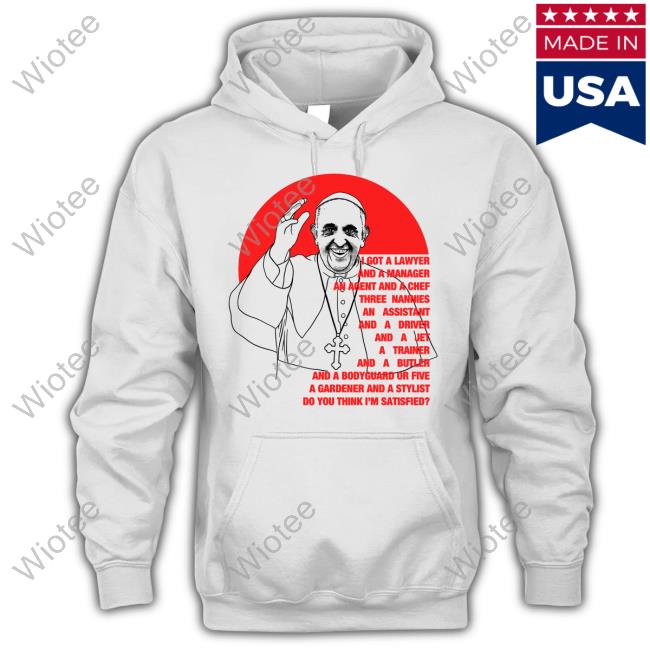 Adrian And Shane Shop Pope Life Long Sleeve Tee