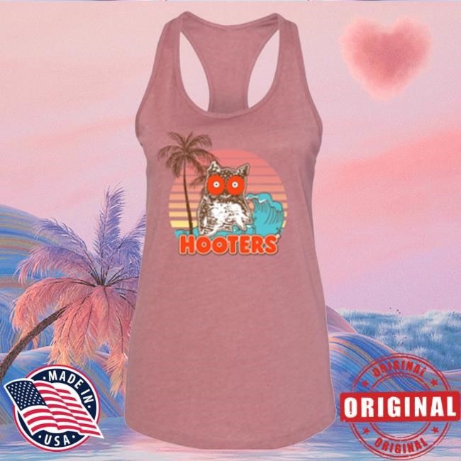 Official Hooters Store Ladies Surfs Up Tank T Shirt