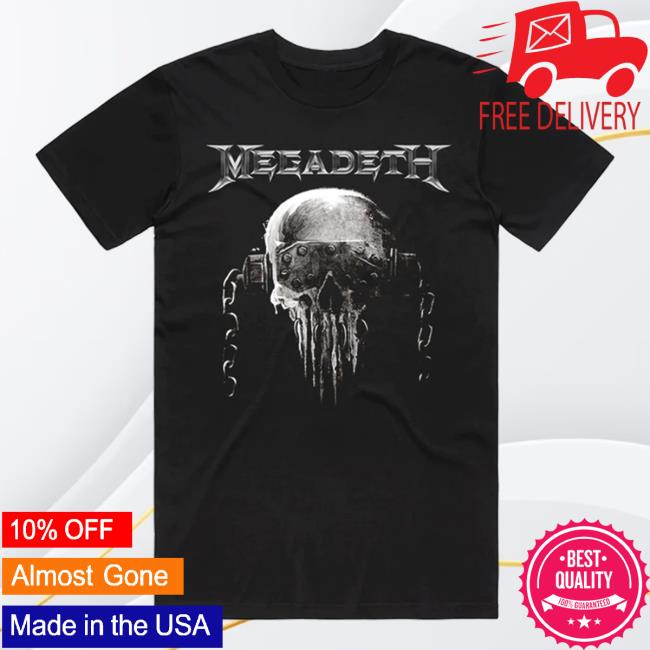 Megadeth Merch Shop Punisher T Shirt