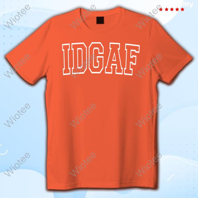 Sadie Crowell Merch IDGAF Coral Hoodie
