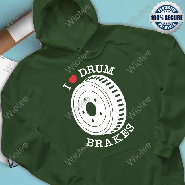Junkyard Digs Shop I Love Drum Brakes New T-Shirt Junkyard Digs Shop I Love Drum Brakes New T-Shirt